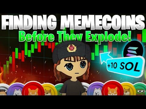 How to Find Meme Coins Before They Explode 🚀 (Step-by-Step Guide) thumbnail