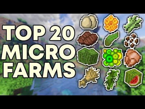 What Are the Best Micro Farms to Build in Minecraft? thumbnail