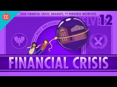 How it Happened - The 2008 Financial Crisis: Crash Course Economics #12 thumbnail