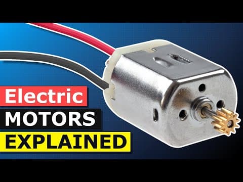 How does an Electric Motor work? DC Motor explained thumbnail