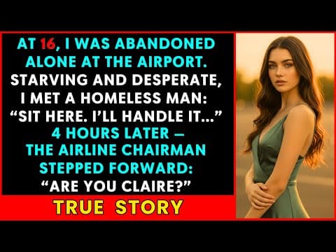 At 16, I Was Abandoned at an Airport. A Homeless Man Helped Me—Then the Airline Chairman Appeared thumbnail