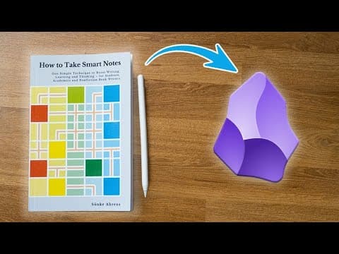 Master Your Note-Taking with Obsidian in 10 Minutes thumbnail