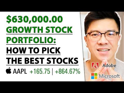 $630K STOCK PORTFOLIO REVEAL | How to Pick the Best Stocks & Beat the Market (S&P 500) thumbnail
