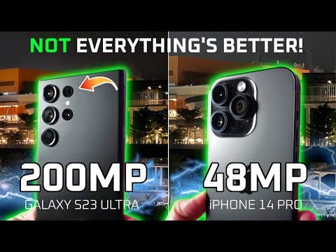 Samsung Galaxy S23 Ultra vs iPhone 14 Pro Camera Comparison thumbnail
