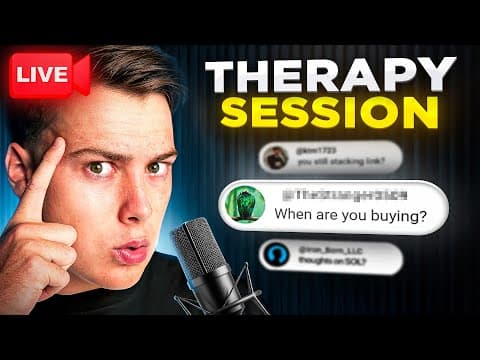 Crypto Crashing Again - How Much Lower?? (Live Q&A) thumbnail