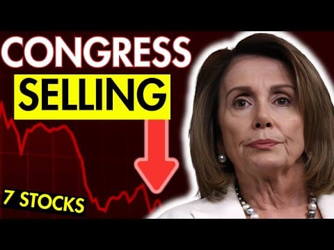 🚨 REVEALED: 7 Stocks Congress Is Dumping — Are You Holding Any? thumbnail