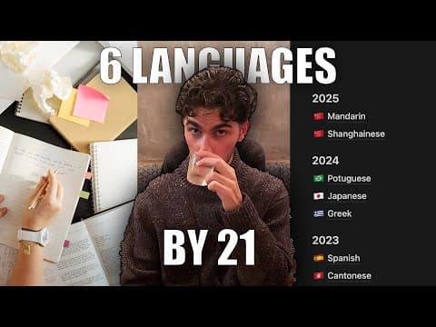 How I Learned 6 Languages by 21 (you can too) thumbnail