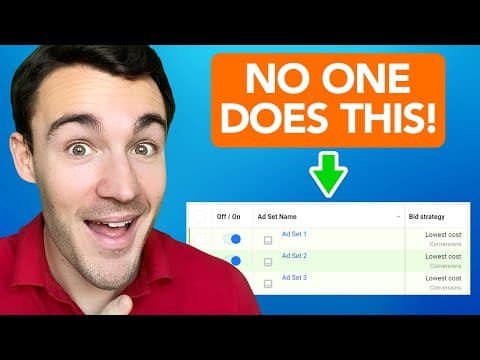 This 1 Facebook Ads Tip Could DOUBLE Your Results thumbnail