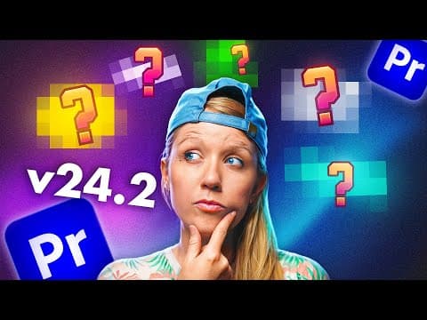 What is new in Premiere Pro? (v24.2) 6 New Features! thumbnail