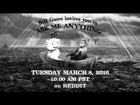 Bill Gates invites you to “Ask Me Anything” thumbnail