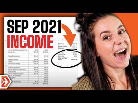 BIG Changes!! September 2021 Income Report thumbnail