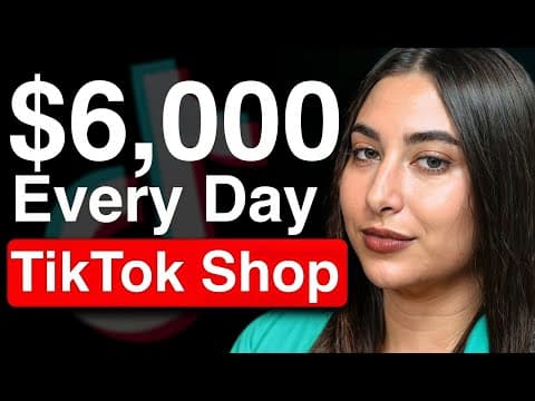 TikTok Shop Millionaire: How I Make $6,000 Everyday On TikTok Shop thumbnail