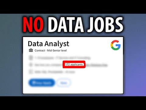 Why EVERYONE Is Struggling to Become a Data Analyst thumbnail
