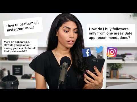 Social Media Manager Q&A: Buying Followers, Client Onboarding + More! thumbnail