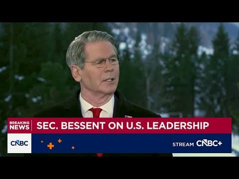 Scott Bessent on US Economy and Greenland Strategy thumbnail