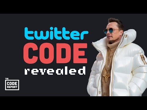 Twitter algorithm open-sourced… Is Elon playing 5D chess? thumbnail