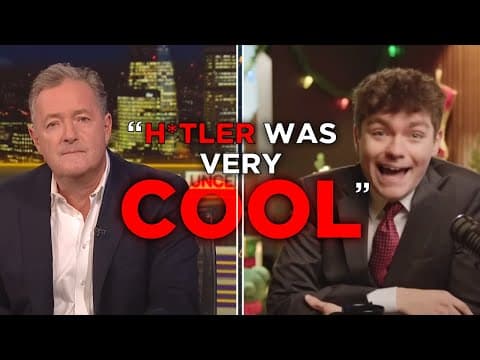 Nick Fuentes VS Piers Morgan Was Insane thumbnail