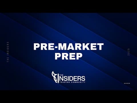 🔴 [LIVE] PRE-MARKET LIVE STREAM | CPI DATA LIVE | Rare Earth Hype | Can $ES Break To New Highs? thumbnail