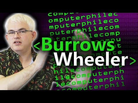 How Bzip2 Works (Burrows Wheeler Transform) - Computerphile thumbnail