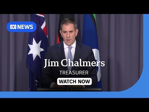 IN FULL: Treasurer Jim Chalmers speaks after treasury advice leaked | ABC NEWS thumbnail