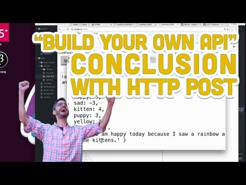 8.7: "Build Your Own API" Conclusion with HTTP POST - Programming with Text thumbnail