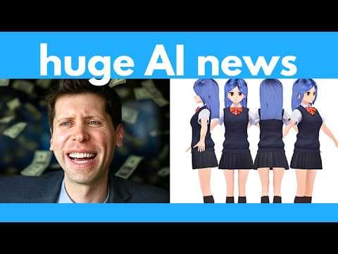 New AI video generators, crazy 3D models, new AI image tools, new AI music gen, crazy humanoids thumbnail