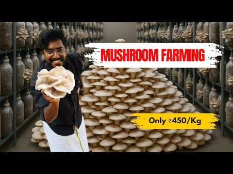 From ₹35 to Lakhs! 🍄 | Modern Oyster Mushroom Farming in Kerala | Agrotill Exclusive thumbnail