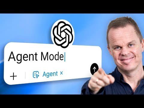 How to Use ChatGPT Agent Mode (Step-by-Step Tutorial) thumbnail