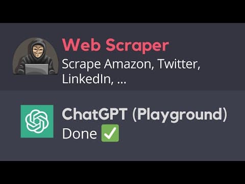 This Loophole Helps Me Scrape ANY Website with ChatGPT | Web Scraping with ChatGPT thumbnail