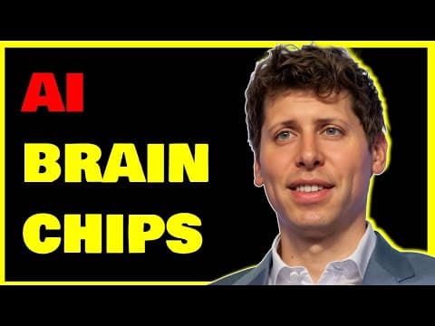 Sam Altman raising BILLIONS to make new "Brain Chips" for AI. thumbnail