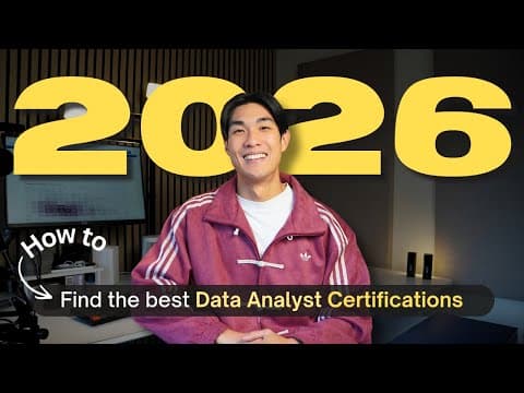 Best Data Analyst Certifications to Find a Job Fast in 2026 thumbnail