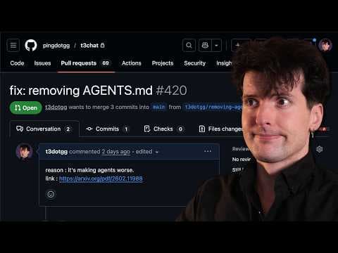 Do CLAUDE.md and AGENT.md Files Hurt Coding? thumbnail