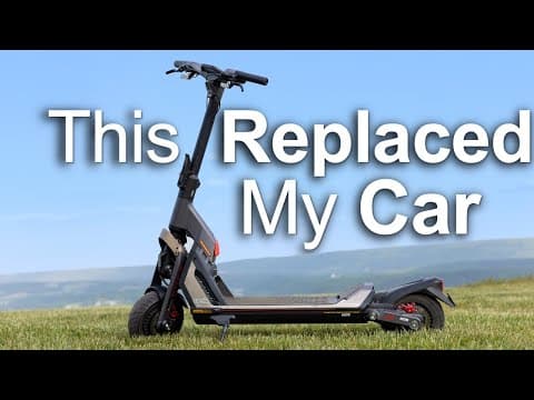 Can A $3,800 Electric Scooter Replace My Car? - I Tried For 3 Days thumbnail