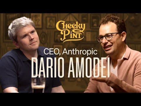A Cheeky Pint with Anthropic CEO Dario Amodei thumbnail