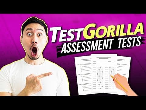 TESTGORILLA ASSESSMENT TEST QUESTIONS AND ANSWERS (Pass A TestGorilla Exam with 100%) thumbnail