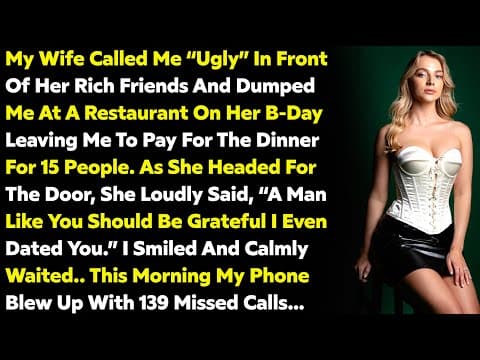 My Cheating Wife Ran Off w/ Another Man—And Came Back a Month Later to Confront the Person Beside Me thumbnail