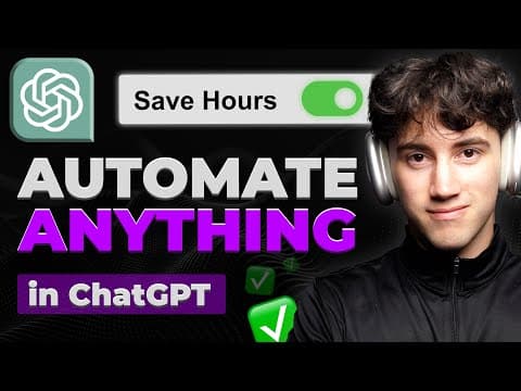 Automate any task using ChatGPT! (my full GPT building framework) thumbnail