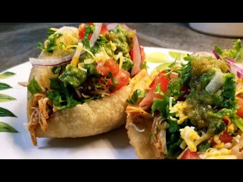 PUFFY TACOS SAN ANTONIO STYLE!! STEP BY STEP ❤ thumbnail