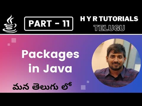 P11 - Packages in Java | Core Java | thumbnail