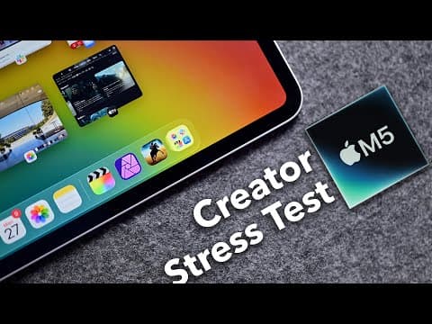 M4 vs M5 iPad Pro — Real-World Creator Speed Tests! thumbnail
