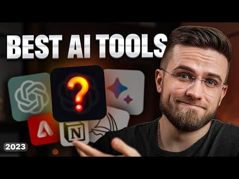 I Tried 500+ AI Tools and Here is The Best! [2023] thumbnail