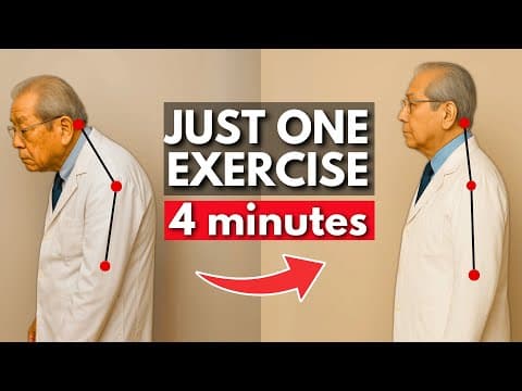 Japan's Oldest Doctor: How to FIX Forward Head Posture After 60 in Just 4 Minutes thumbnail