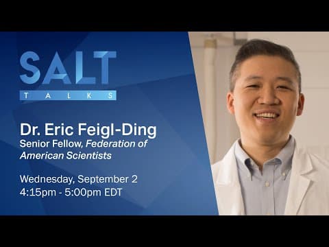 Dr. Eric Feigl-Ding: The Global Response to COVID-19 & Lessons Learned | SALT Talks #48 thumbnail