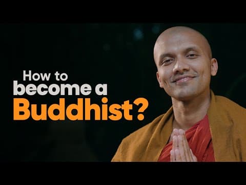 How to become a Buddhist? | Buddhism In English thumbnail