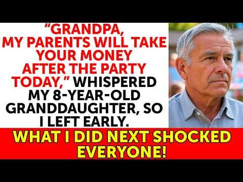 “Grandpa, Tonight My Parents Are Going To Take Away Your Fortune!” Whispered My Granddaughter... thumbnail