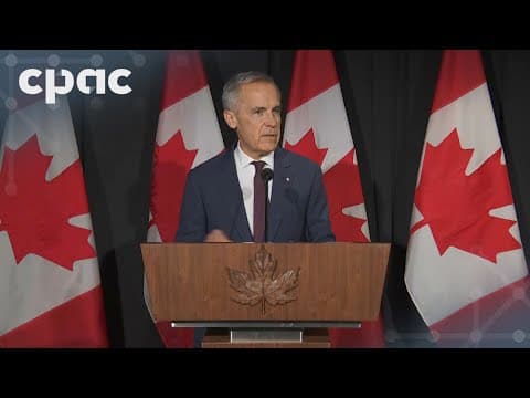 PM Mark Carney speaks with reporters in Johannesburg, South Africa – November 23, 2025 thumbnail