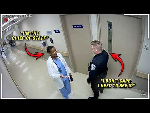 Hospital Officer Demands ID From Black Doctor in Scrubs – She's His Boss, Fired Immediately thumbnail