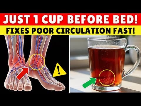 Over 60? Drink THIS to Increase Blood Flow in Legs Fast | Senior Health Tips thumbnail