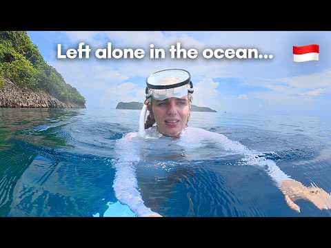 They left me alone in the ocean in Raja Ampat... 🇮🇩 thumbnail