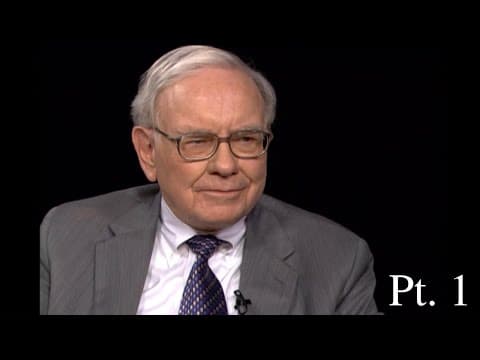 Warren Buffett | Charlie Rose | Pt. 1 | July 10, 2006 thumbnail